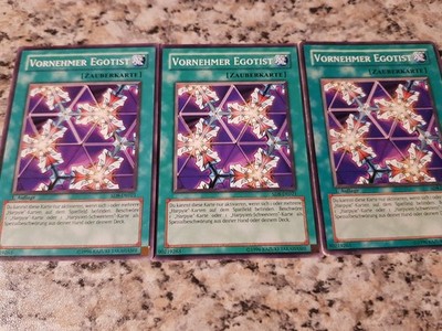 Yu-Gi-Oh!  3 × Vornehmer Egotist  Box 7