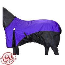 600D Ripstop Horse Turnout Sheet No Fill Water-Resistant Blanket