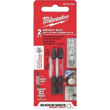 Milwaukee 2Pc Ecx 2" Power Bit Set