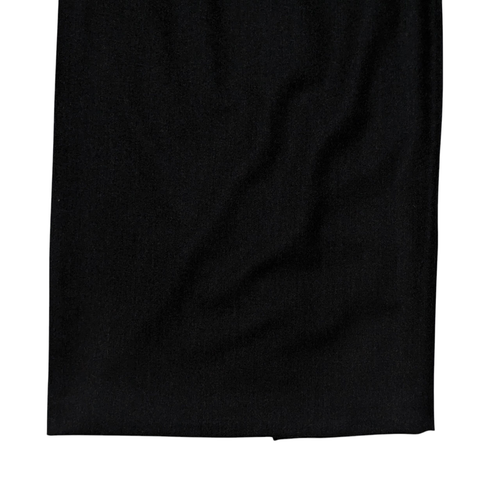 Vintage Dark Gray 100% Wool Skirt Size 10 (28x34) Long Midi Pencil Lined Classic - Picture 7 of 11