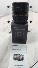 Neewer AF Macro Extension Tube Set 12mm 20mm 36mm for Nikon F Mount DSLR