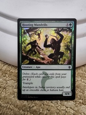 Hooting Mandrills x1 FOIL Khans of Tarkir #137 NM 2014 MTG