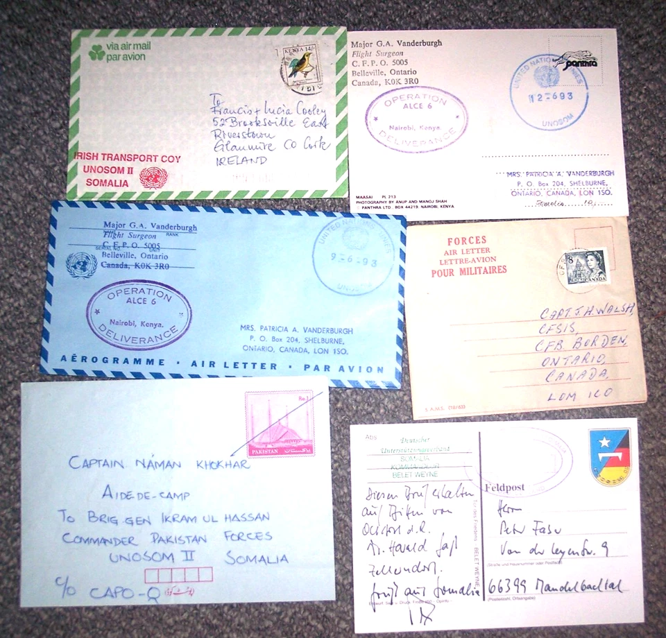 UNO Friedenstruppe  6 x UNOSOM  Somalia - Bild 1 von 1