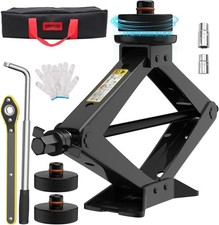 for TESLA Model 3 Y S X Heavy Duty 3Ton Car Scissor Jack Lift Kit W/Storage Bag