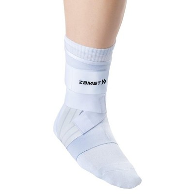 Zamst A1 White Ankle Brace for Sports  Breathable Sports Ankle Support for Me...