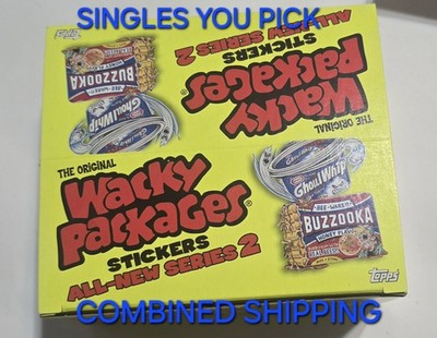 2005 Wacky Packages All-New Series 2 sticker Singles YOU PICK 