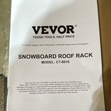 Brand New Snowboard Ski Roof Rack with Locks Universal Fit for Most