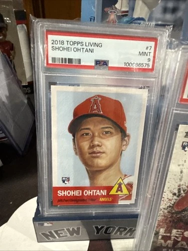 2018 Topps Living Set Shohei Ohtani #7 PSA 9 Mint Rookie Card LA Angels 🔥