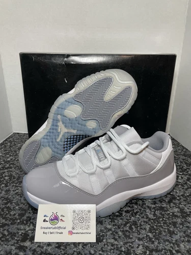 Nike Air Jordan 11 Retro Low Cement Grey (AV2187-140) Brand New