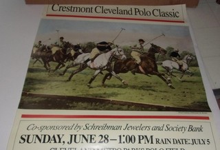 "Vintage" 23x18 Crestmont Cleveland Polo Classic Poster