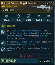 Borderlands 4 OP⭐RAINMAKER  SNIPER⭐TORGUE STICKY⭐SMG AMMO