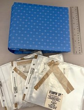 Stampin' Up Blue Presentation Book 8x 8 Extra protectors