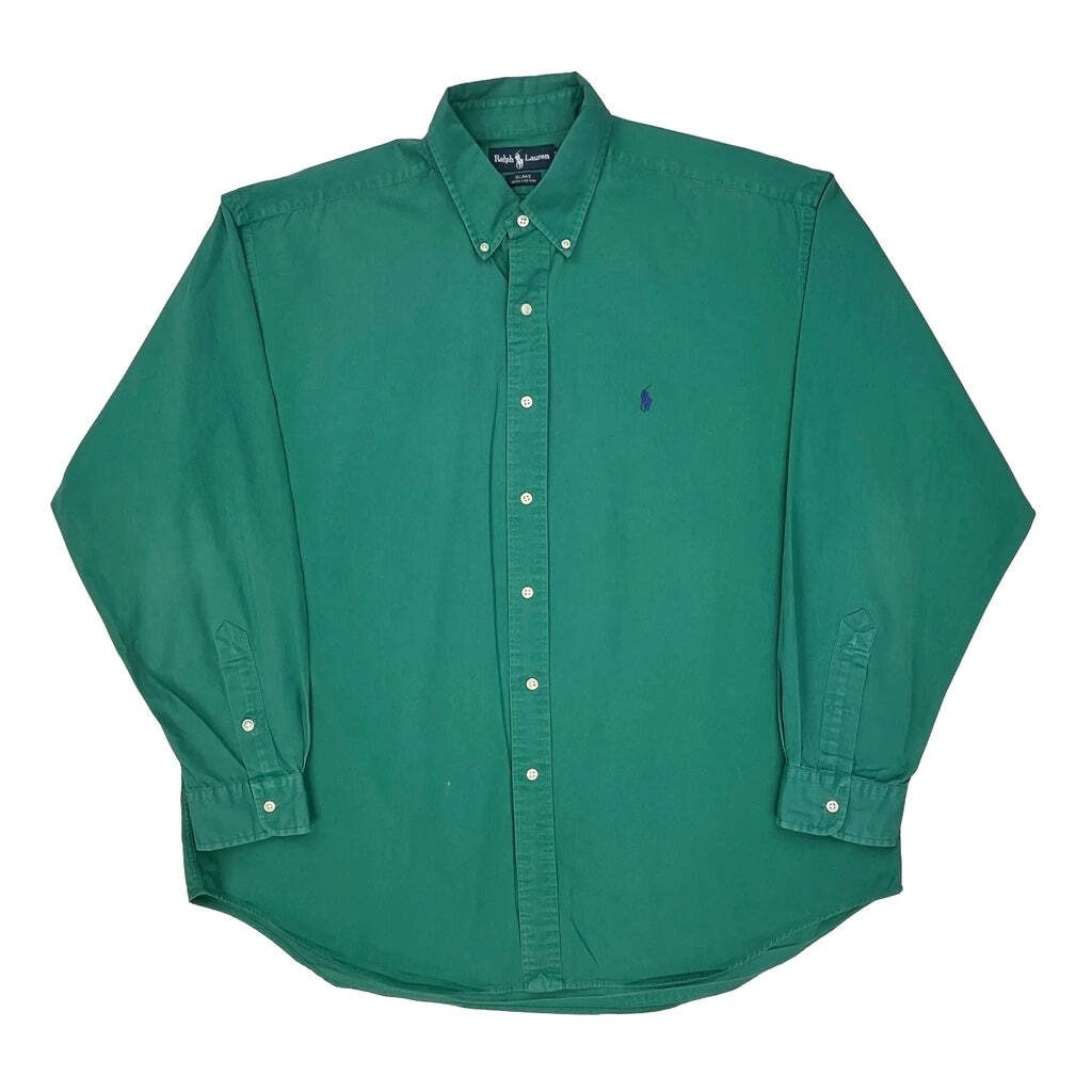 Blake Ralph Lauren Shirt - XL Green Cotton
