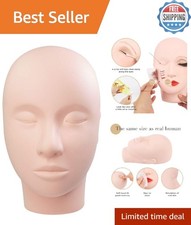 Multipurpose Lash Mannequin Head - Easy to Clean  Perfect for Cosmetology