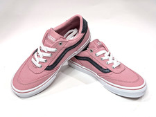 Vans Brooklyn LS Shimmer Pink Canvas Girl's Skate Shoes - Assorted Sizes NWB