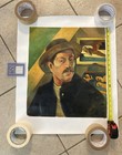 Hand Painted Replica -Self-portrait Of Paul Gauguin” With Handwritten Relic Card — photo 1