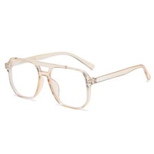 Transparent Computer Glasses Frame Women Men Anti Blue Light square Eyewear