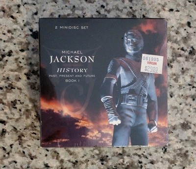 SEALED MiniDisc MICHAEL JACKSON HIStory Past Present & Future Book