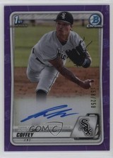 2020 Bowman Draft Chrome Picks Purple Refractor 158/250 Adisyn Coffey Auto 0a98