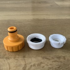 Hozelock - 1/2″ & 3/4″ Outdoor Tap Connector (for threaded outdoor tap) NEW