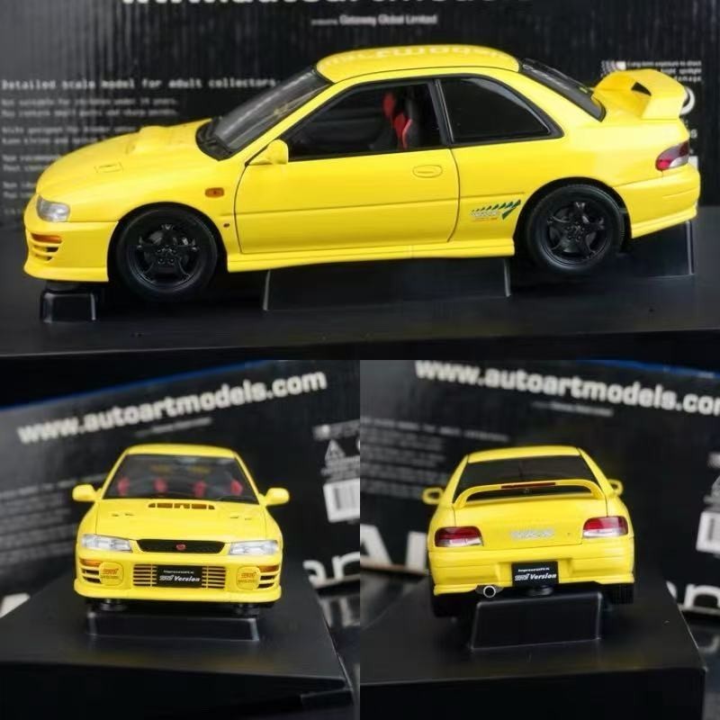 ミニカー AUTOart Subaru Impreza WRX STI 1/18 RARE* 1/18 Autoart Subaru Impreza WRX STI Type R Yellow GC8 JDM | eBay
