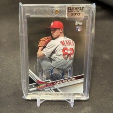 2017 Topps Clearly Authentic Autographs Rookie Luke Weaver #CAAU-LWE AUTO AU RC