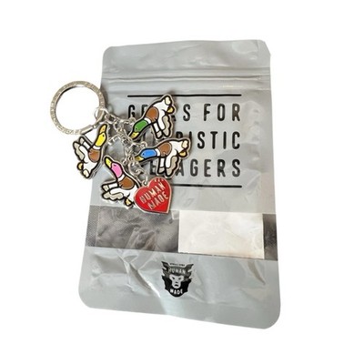 Authentic Human Made 22AW Flying Duck Metal Keychain Backpack Pendant Brand New