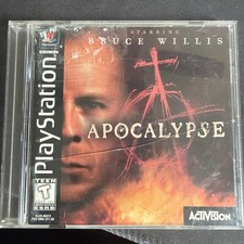 APOCALYPSE PS1 PlayStation 1 disc and manual only. Tested