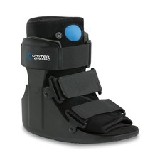 United Ortho Short Air Cam Walker Fracture Boot - Small - Black