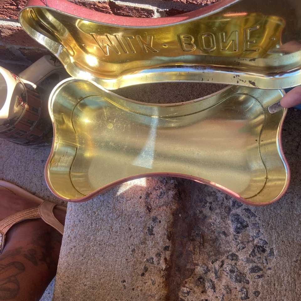 Lata contenedor grande de comida para perros Iams vintage Foto 3 de 3