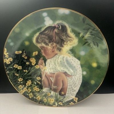 ASHLEY First Issue Plate Collection Treasured Days by Higgins Bond 1987 #4273k