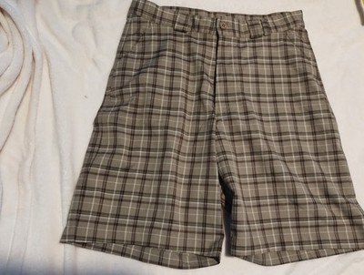 Under Armour Shorts, Light Brown with Dark Brown stripped, Size: Men 32