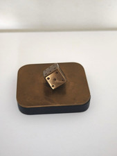 Design Deko Würfel auf Sockel | Metal Deko Objekt | Brutalismus | Loft Style