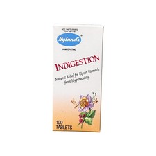 Hylands Indigestion Natural Homeopathic Remedy Upset Stomach Acid 100 Tablets