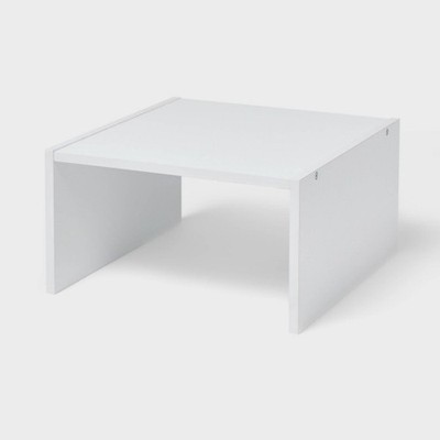 13'' Cube Accessory with 1 Shelf Insert White - Brightroom