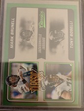 2021 Classics Mark Brunell Tony Boselli Combos Green #CC-MT SP /15 Jaguars RARE