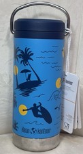 Klean Kanteen TKWide Twist Cap Straw Recycled Steel Insulated Water Bottle 12oz