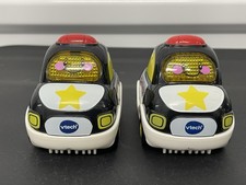 VTech Go Go Smart Wheels Police Car Black White Talking Light  Sound Works Lot