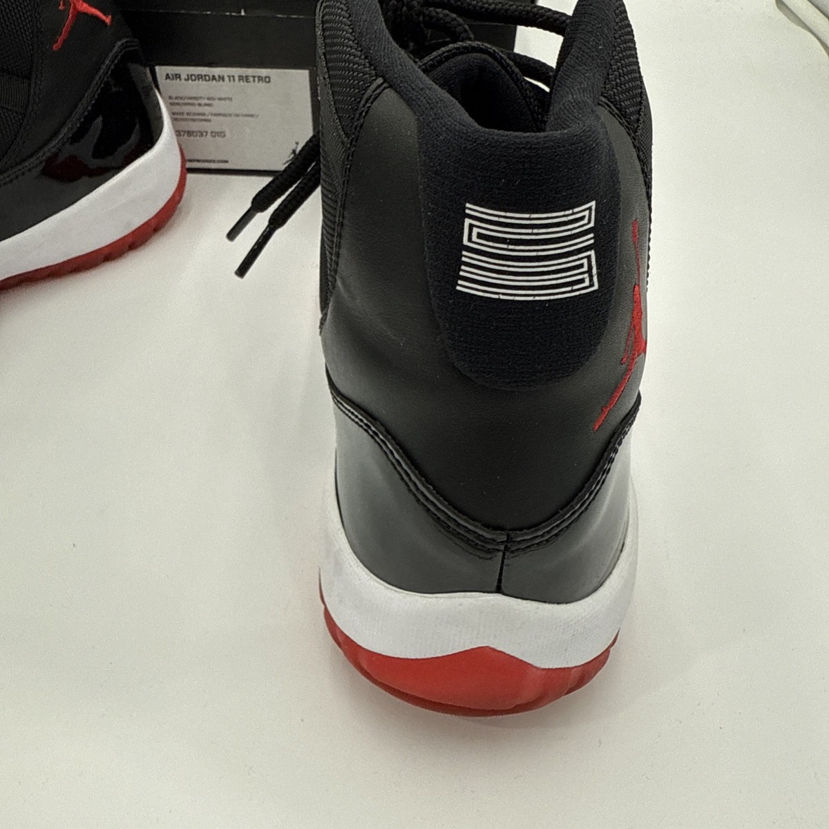 Used Air Jordan 11 Retro 'Bred (2012)' Size 10.5 378037-010