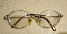 Vintage Silver Gold Wire Frame Eyeglasses Unknown Model/brand 49 17mm