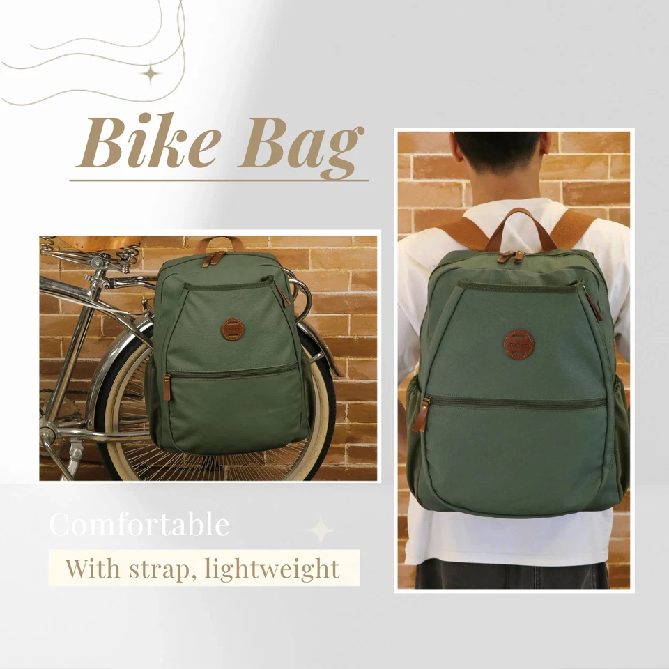 Alforja para bicicleta Tourbon bolsa portaequipajes trasera mochila para bicicleta tenis paquete de gira de alta resistencia Foto 3 de 4