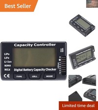 Efficient Digital Battery Tester for LiPo, Li-Ion, NiMH with Clear Display