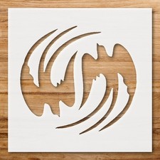 Abstract Circular Design Home Decor Stencil for Creative Projects - StencilAir