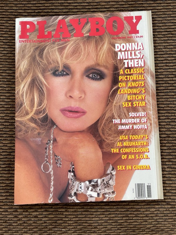 Playboy Magazine November 1989 Donna Mills Interview Jimmy Hoffa Bonnie Raitt