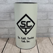VTG 1970s Concrete Test Cylinder Mold So California Testing Lab 12” Industrial