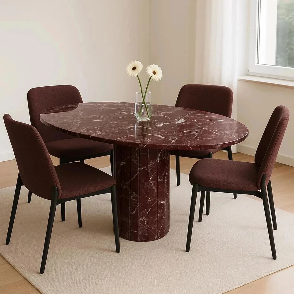 Rosso Levanto Marmor Tisch Neu Modern - 152cm x 91.4cm Dekor - Bild 1 von 4