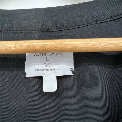Tuta jogger manica lunga Alternative Apparel donna L nera con tasche - Foto 3 di 8