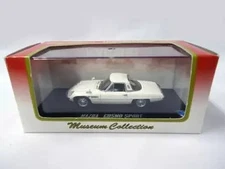Mini car 143 Mazda Cosmo Sports White Museum Collection 03101W]