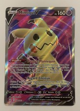 Carte Pokémon Mimiqui 148/163 V FA Full Art EB05 Epée et Bouclier FR NEUF