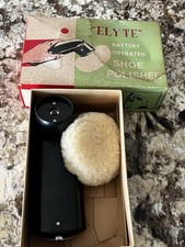Vintage IG Ely Company Elyte Shoe Polisher Model with brush Battery Operated